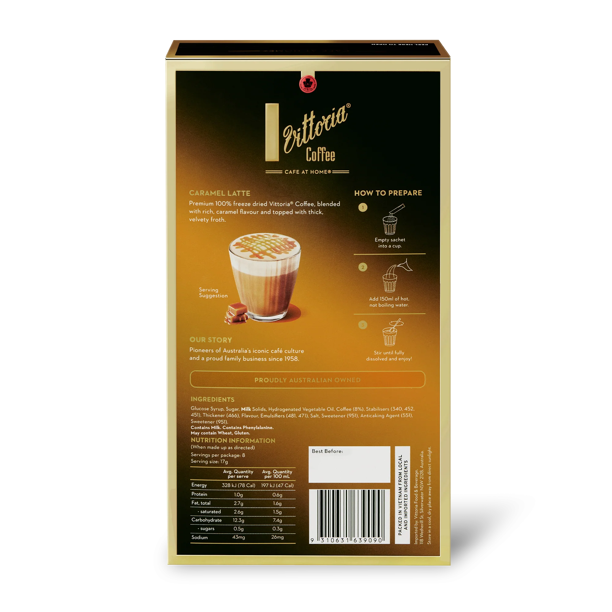 Caramel Latte Coffee Sachets - Image 3