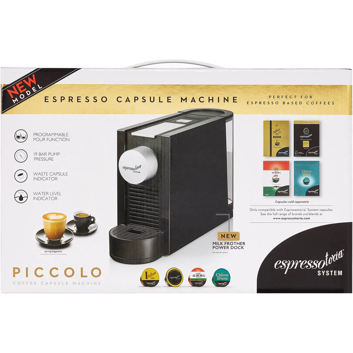 Espressotoria - Coffee Machine with 12 Packs of Vittoria Oro Capsules Bundle - Image 7